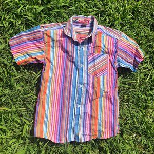 Striped Button Down Top